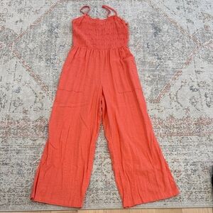Universal Thread Coral Summer Linen Jumpsuit